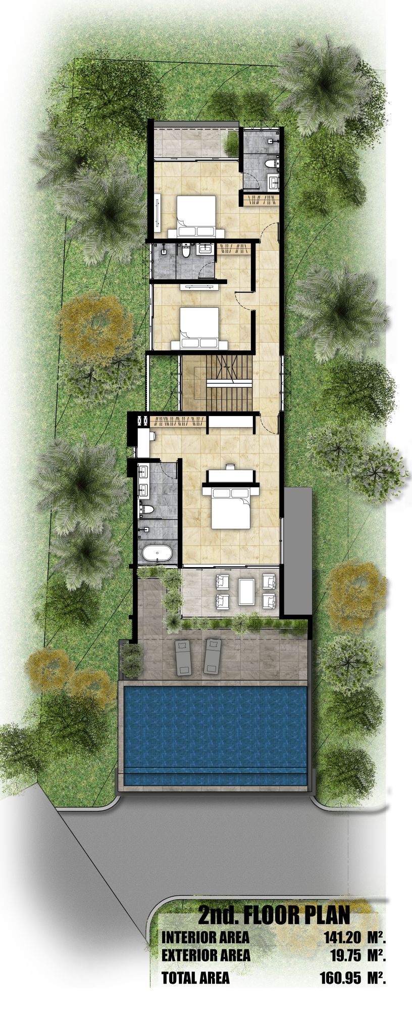 3. 2nd Floor Plan 1 villa