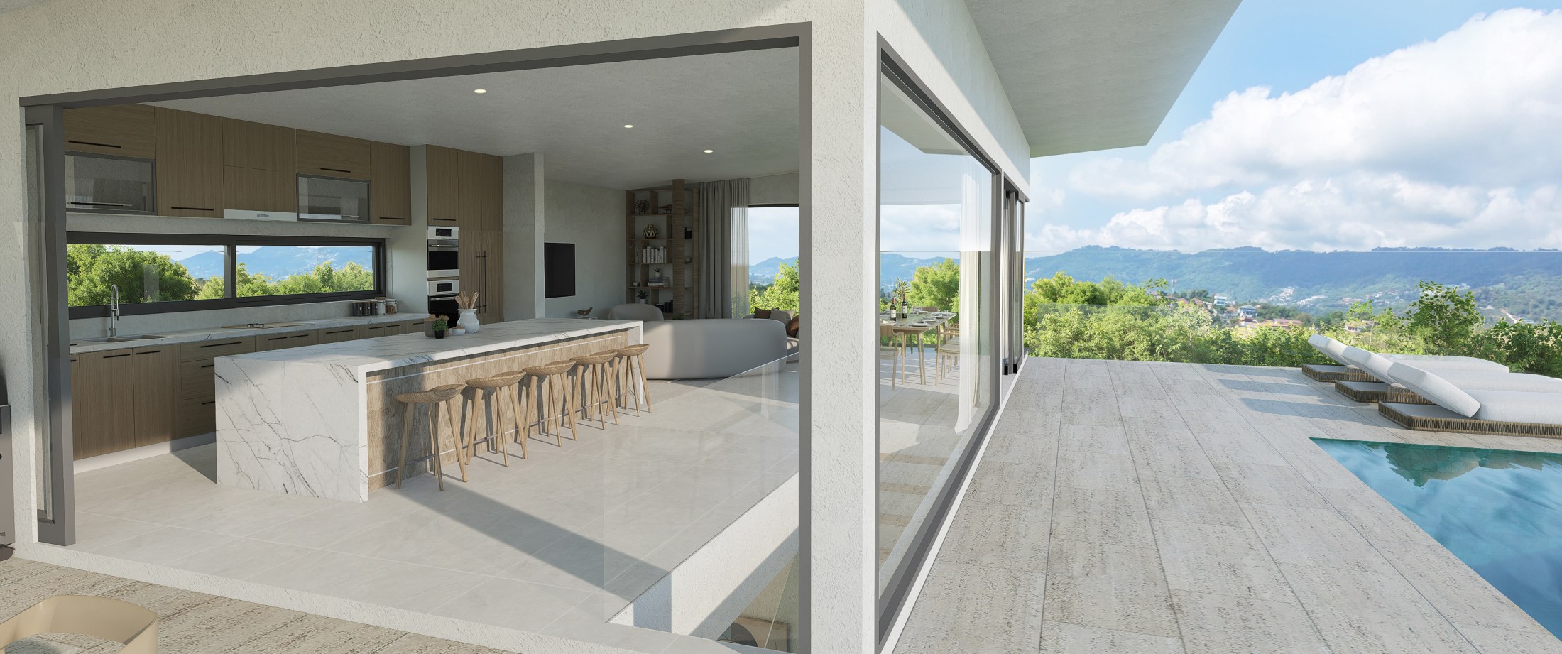 Luxury Sea View Villa for Sale in Bophut, Koh Samui| Panoramic Ocean & Mountain Views