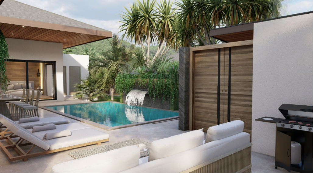 Modern 3-Bedroom Pool Villas for Sale in Maenam, Koh Samui