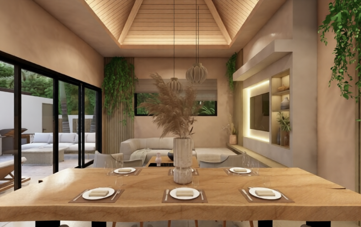 Modern 3-Bedroom Pool Villas for Sale in Maenam, Koh Samui