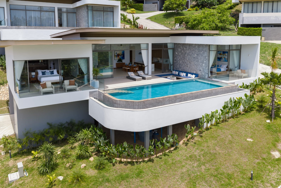 Exclusive 4-Bedroom Luxury Sea View Villa for Sale in Bophut, Koh Samui