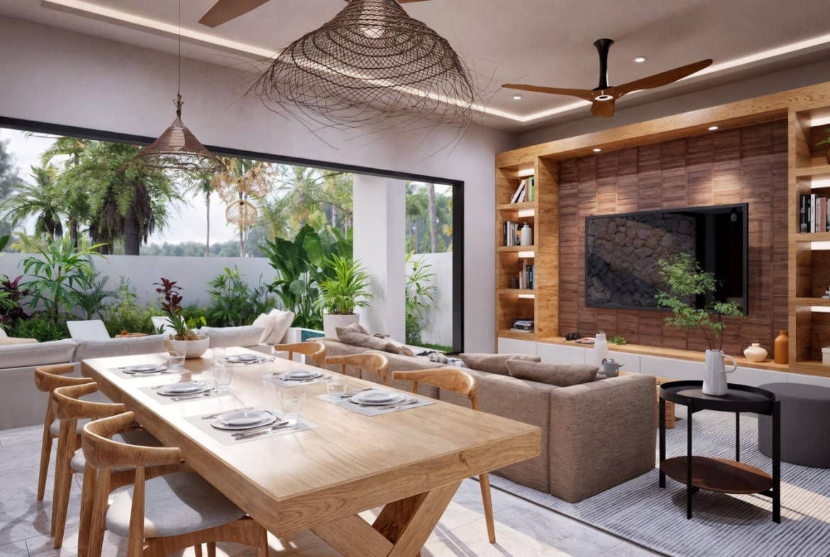 2-3-Bedroom Modern Tropical Pool Villas for Sale in Lamai, Koh Samui