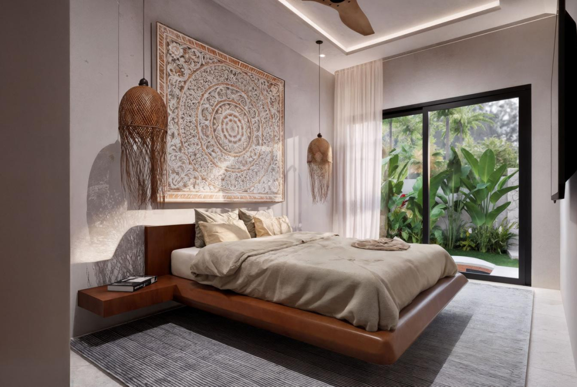 2-3-Bedroom Modern Tropical Pool Villas for Sale in Lamai, Koh Samui