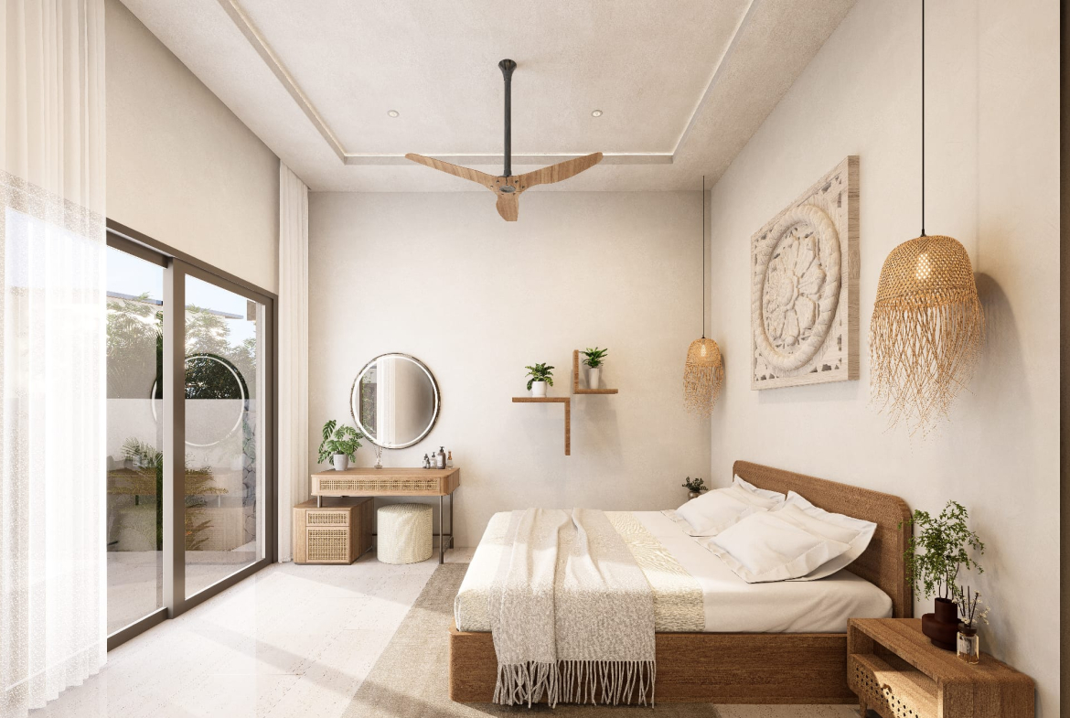 2-3-Bedroom Modern Tropical Pool Villas for Sale in Lamai, Koh Samui
