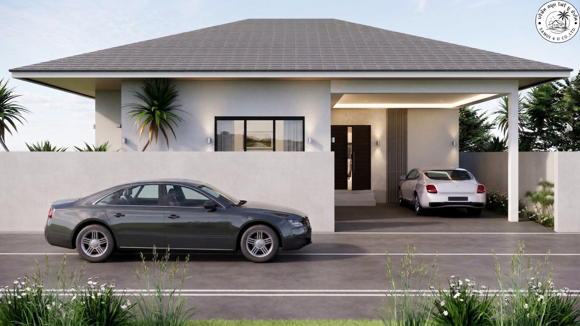 Modern 3-Bedroom Villas for Sale | Maenam, Koh Samui
