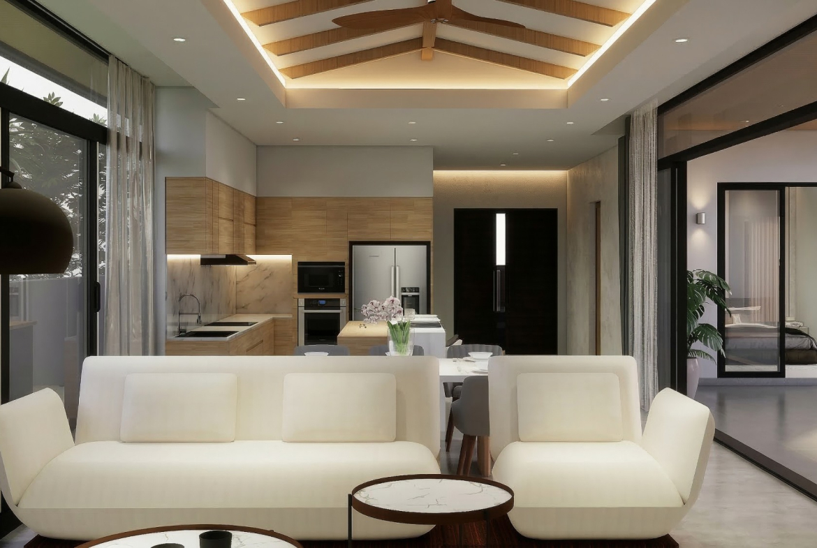 Modern 3-Bedroom Villas for Sale | Maenam, Koh Samui