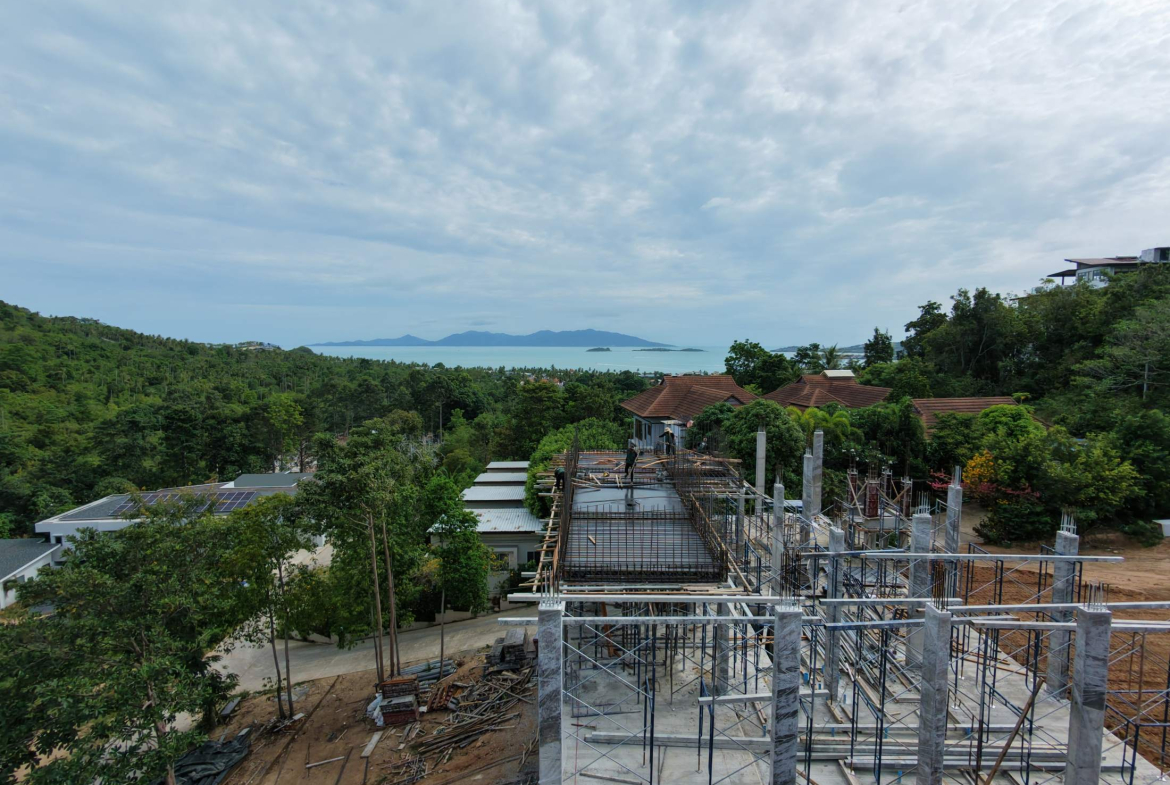 Luxury Sea View Villa for Sale in Bophut, Koh Samui| Panoramic Ocean & Mountain Views