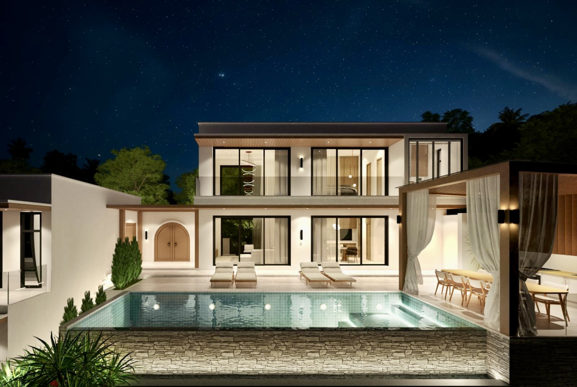 Luxury Hillside Pool Villas with Stunning Sunset Views