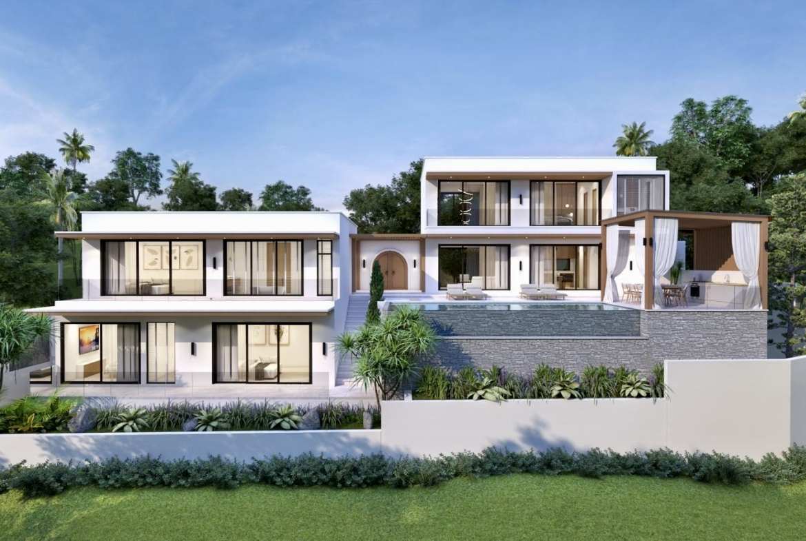 Luxury Hillside Pool Villas with Stunning Sunset Views