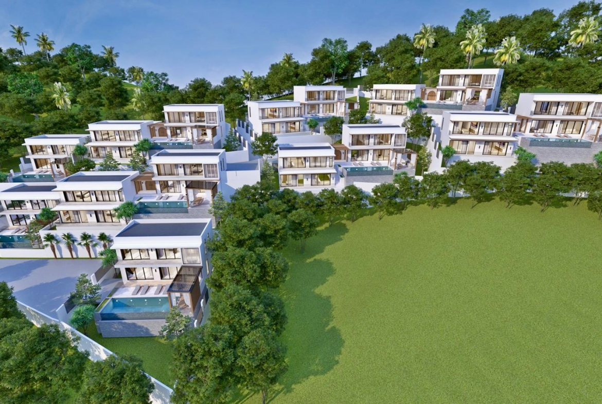 Luxury Hillside Pool Villas with Stunning Sunset Views