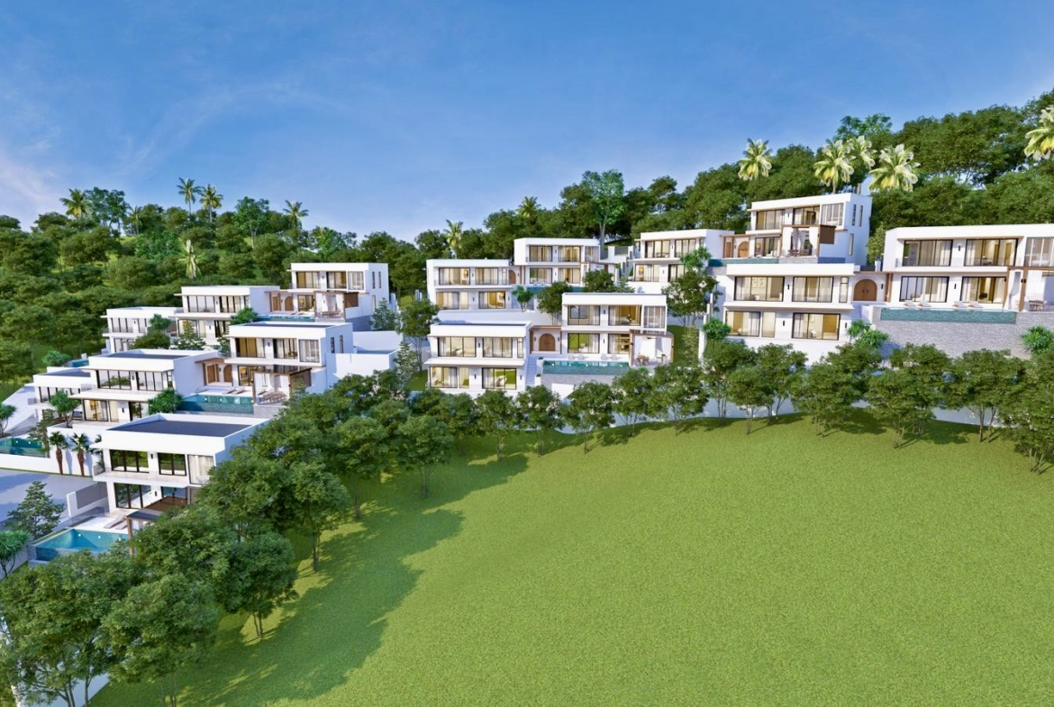 Luxury Hillside Pool Villas with Stunning Sunset Views