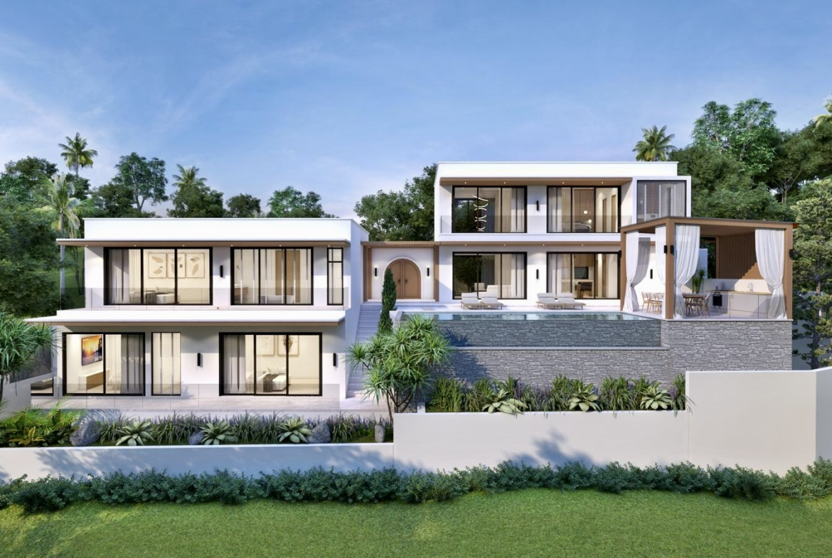 Luxury Hillside Pool Villas with Stunning Sunset Views