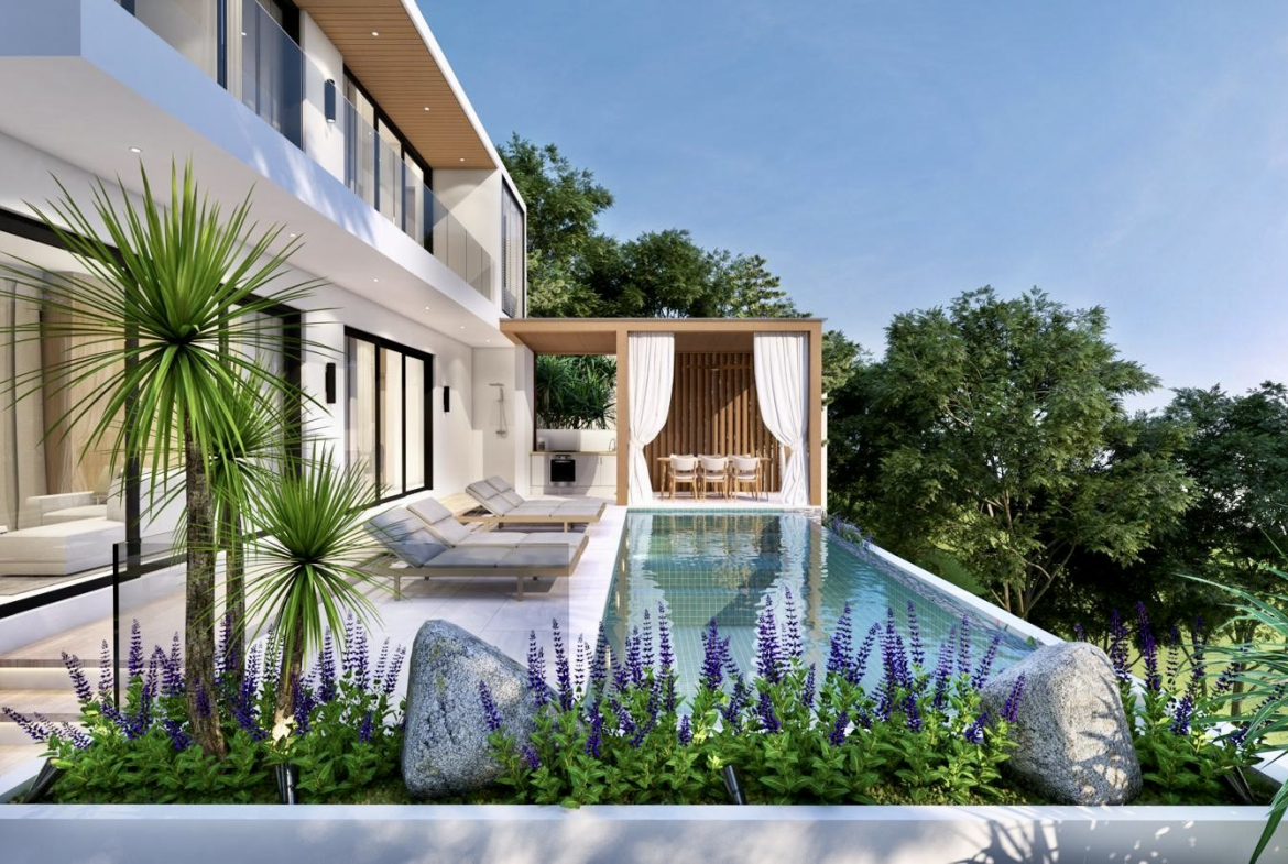 Luxury Hillside Pool Villas with Stunning Sunset Views