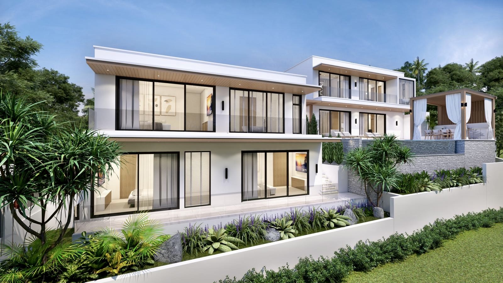 Luxury Hillside Pool Villas with Stunning Sunset Views