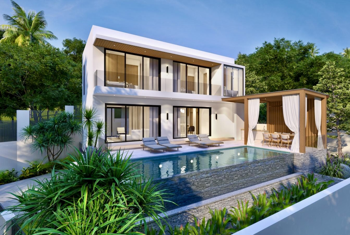 Luxury Hillside Pool Villas with Stunning Sunset Views