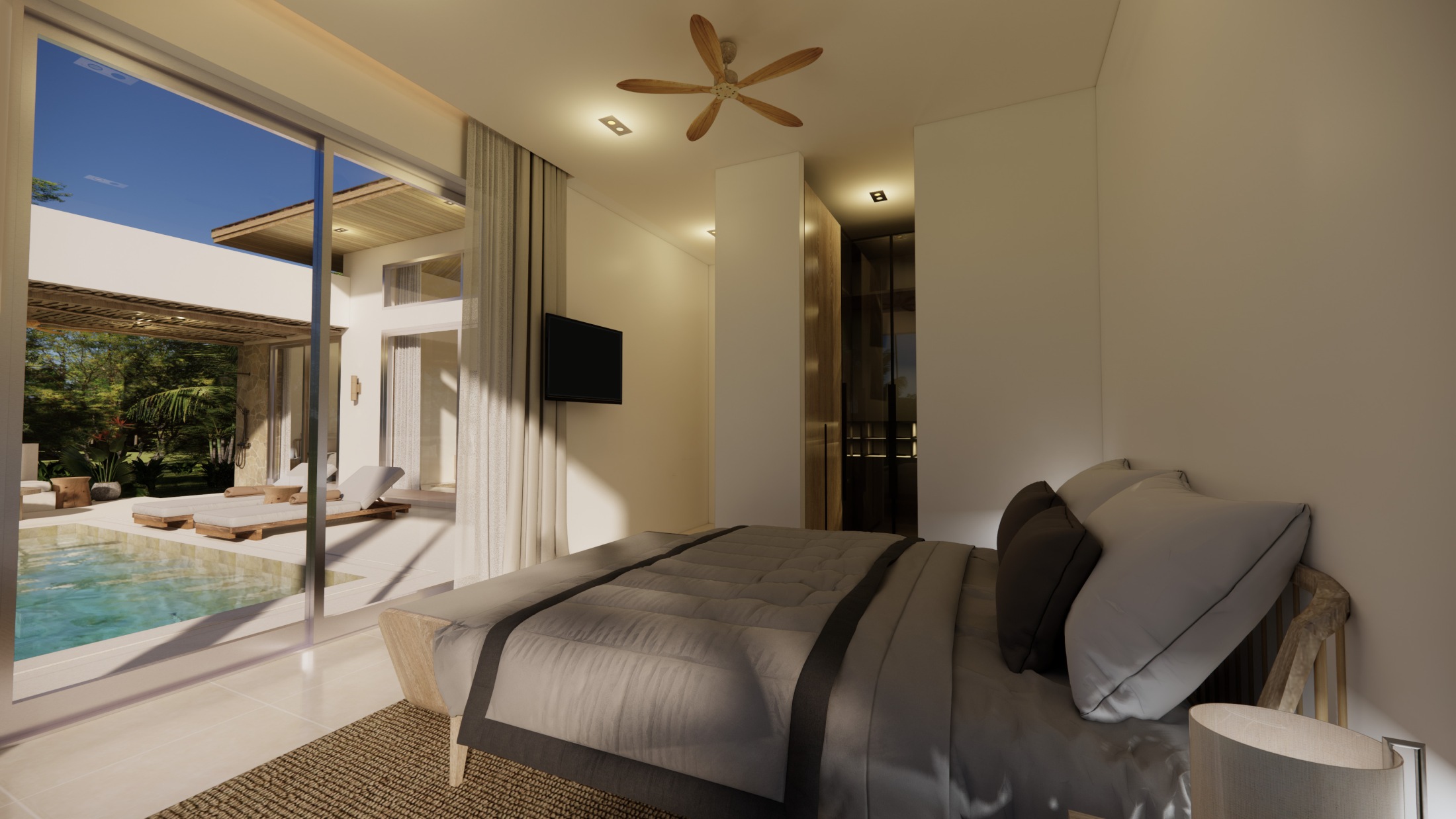 AELORA Residence 2 Bedroom Pool Villa (9) Boutique Pool Villas for Sale in Plai Laem, Koh Samui