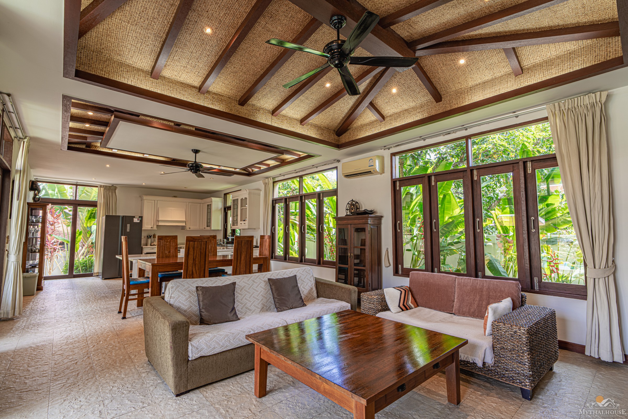 3-Bedroom Pool Villa for Sale in Chaweng Noi, Koh Samui – Tropical Garden, Sea Views & Freehold Option
