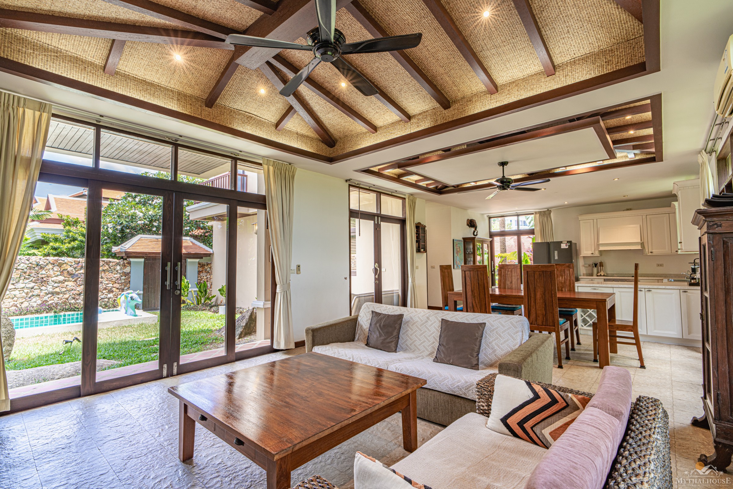 3-Bedroom Pool Villa for Sale in Chaweng Noi, Koh Samui – Tropical Garden, Sea Views & Freehold Option