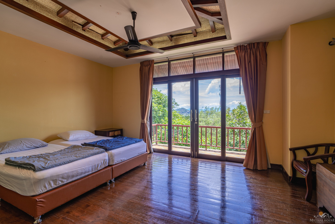 3-Bedroom Pool Villa for Sale in Chaweng Noi, Koh Samui – Tropical Garden, Sea Views & Freehold Option