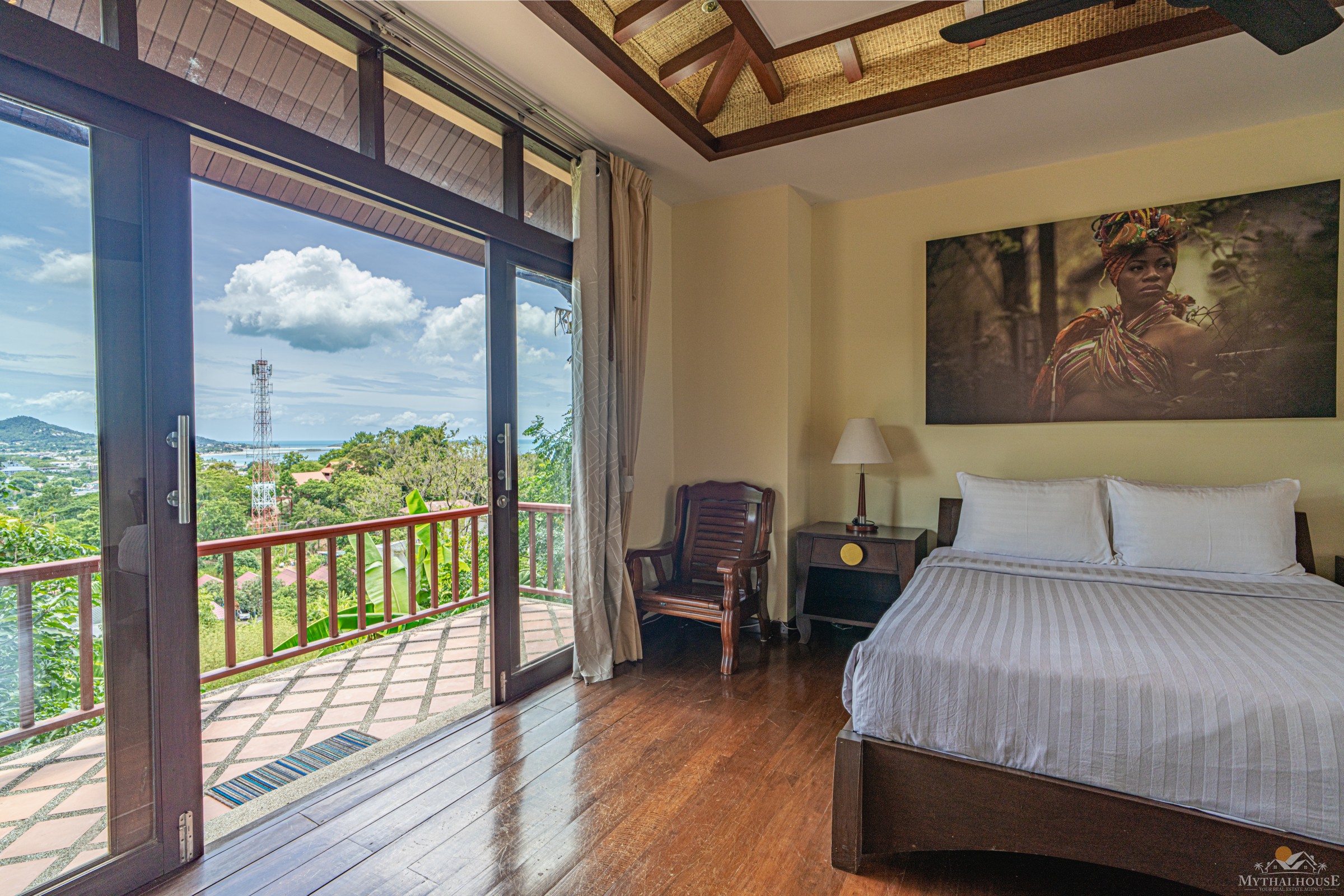 3-Bedroom Pool Villa for Sale in Chaweng Noi, Koh Samui – Tropical Garden, Sea Views & Freehold Option