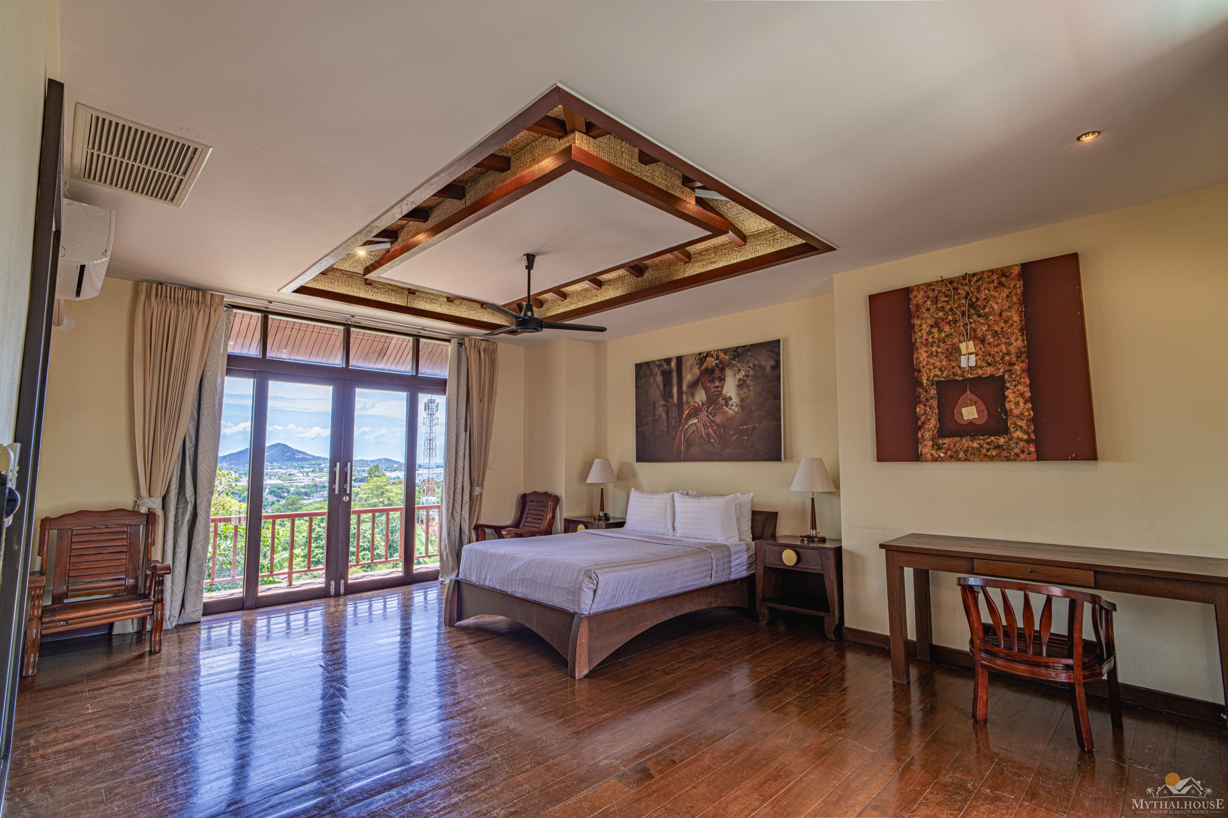3-Bedroom Pool Villa for Sale in Chaweng Noi, Koh Samui – Tropical Garden, Sea Views & Freehold Option