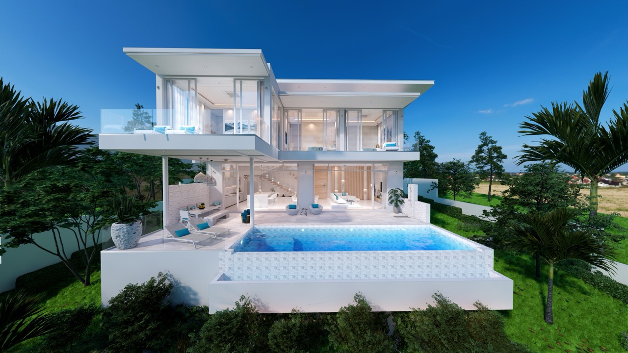 Diego-top-front-view-dimensioni-grandi Luxury 3-Bedroom Sea View Pool Villa for Sale in Plai Laem, Koh Samui