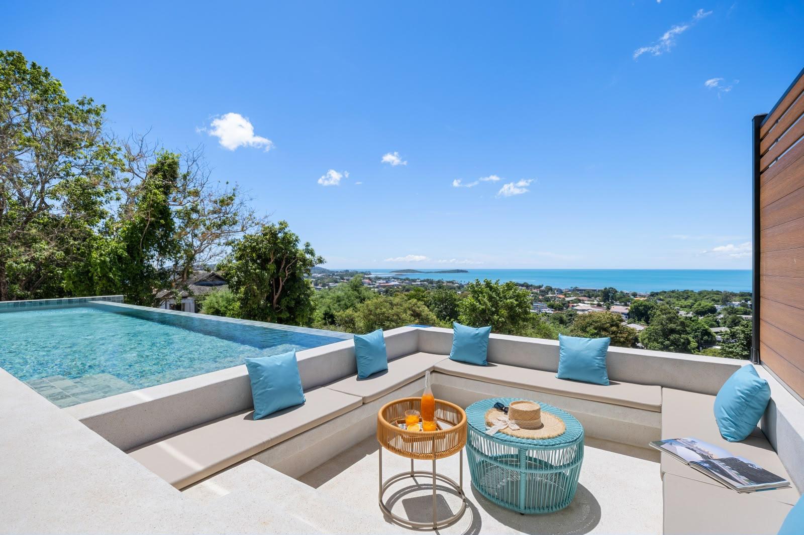 Brand-New 3-Bedroom Smart Pool Villa with Infinity Sea View