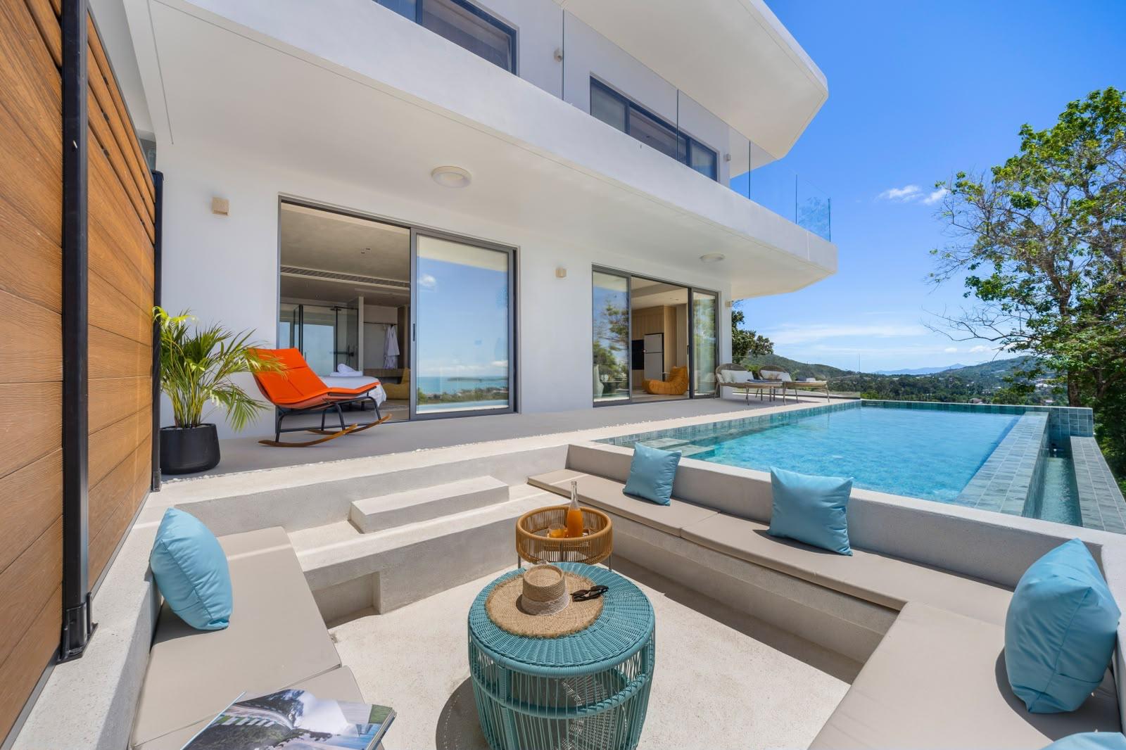 Brand-New 3-Bedroom Smart Pool Villa with Infinity Sea View