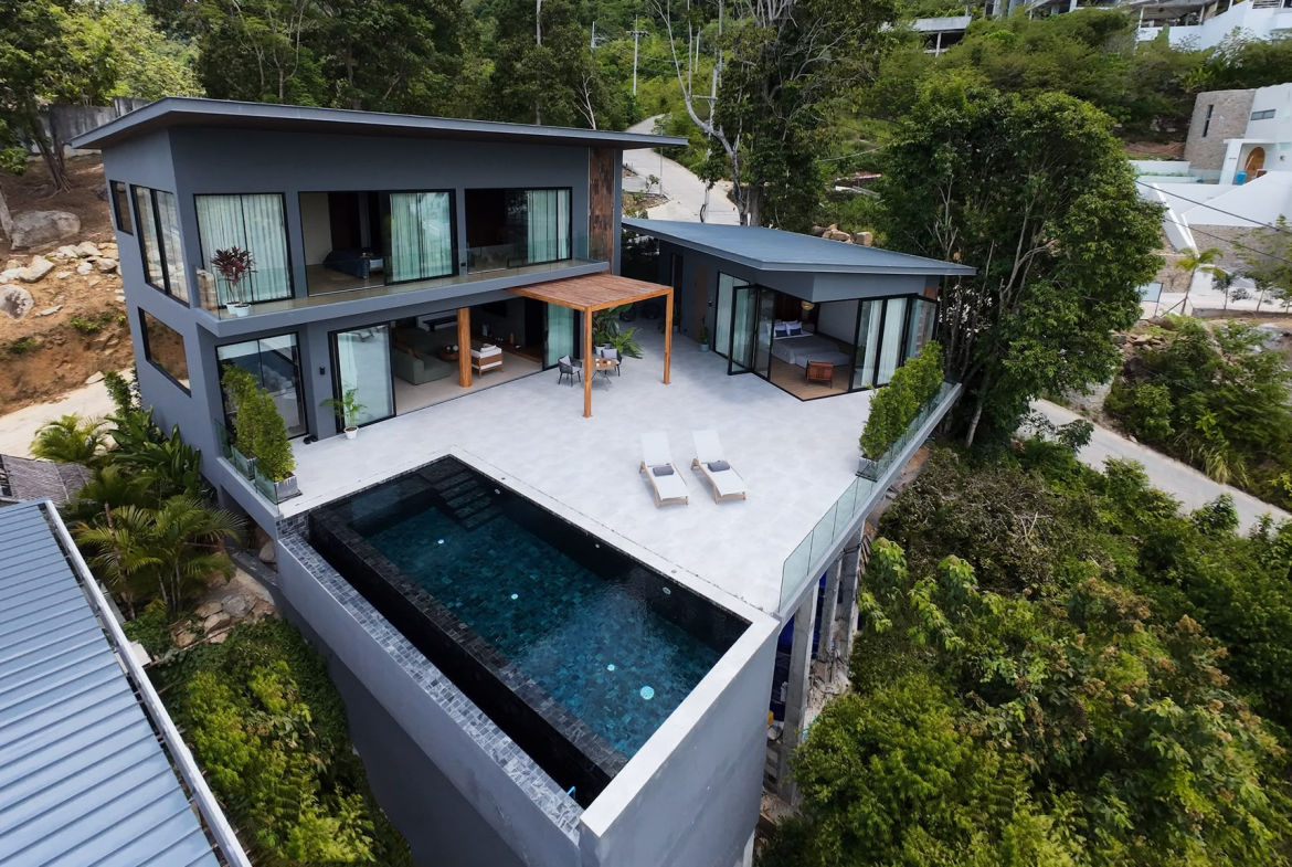 Luxury Designer Villas with Panoramic Island Views