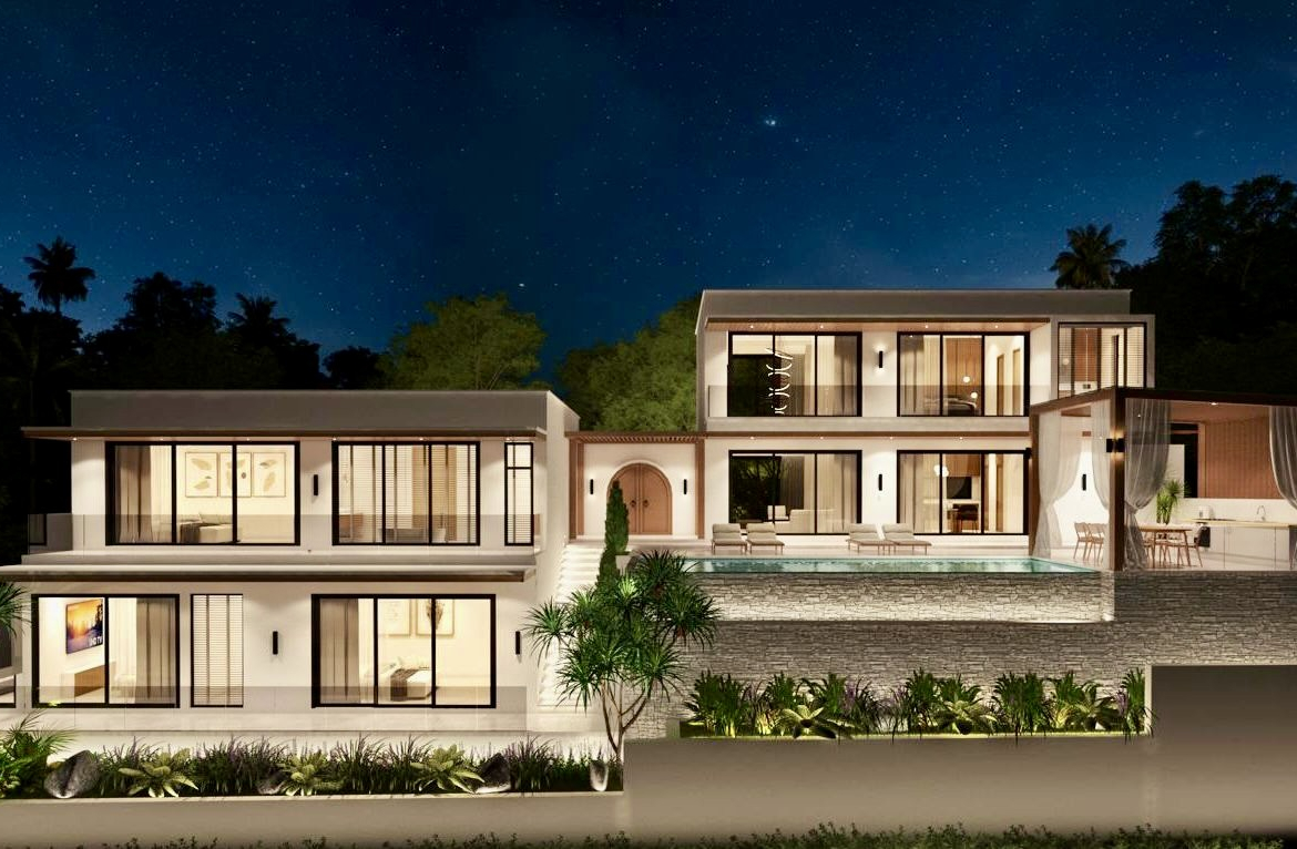 Luxury Hillside Pool Villas with Stunning Sunset Views