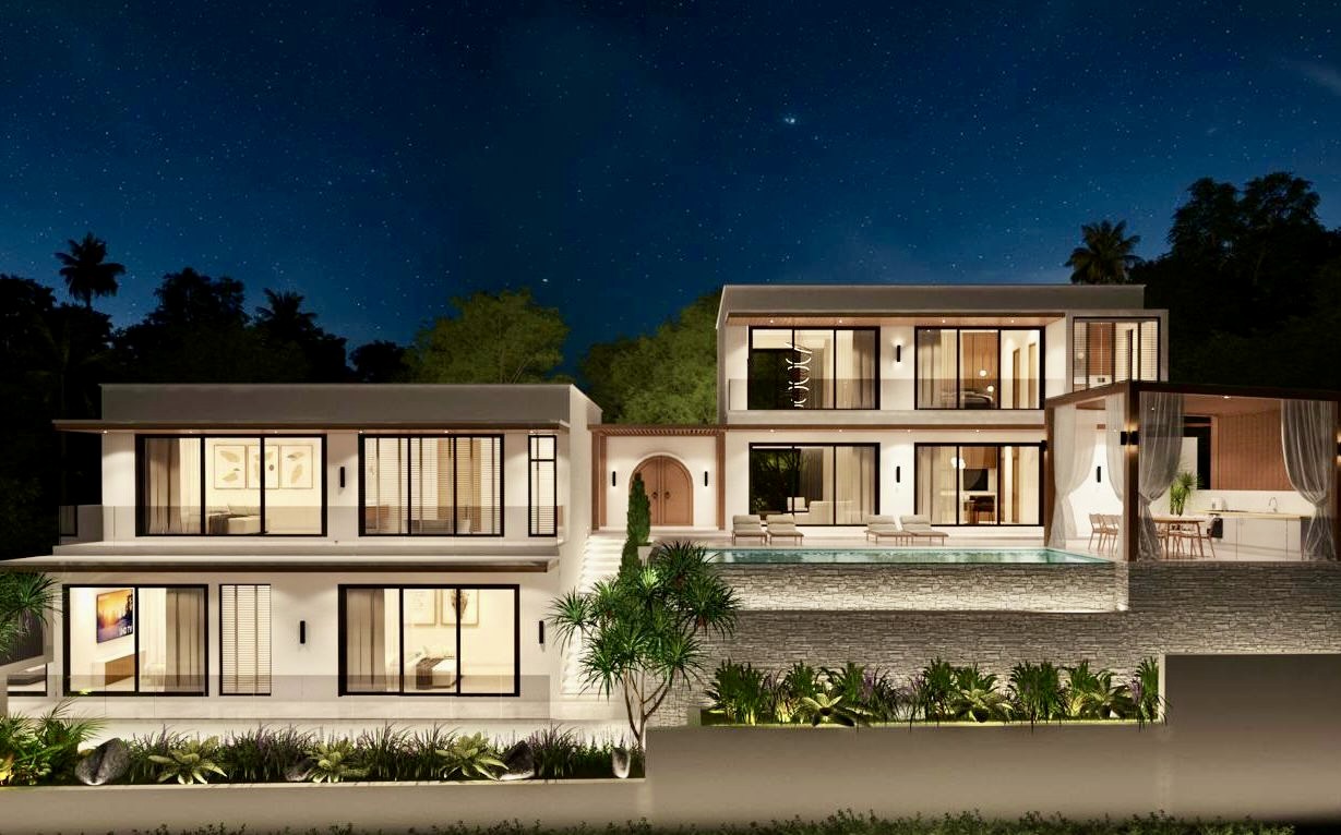 Luxury Hillside Pool Villas with Stunning Sunset Views