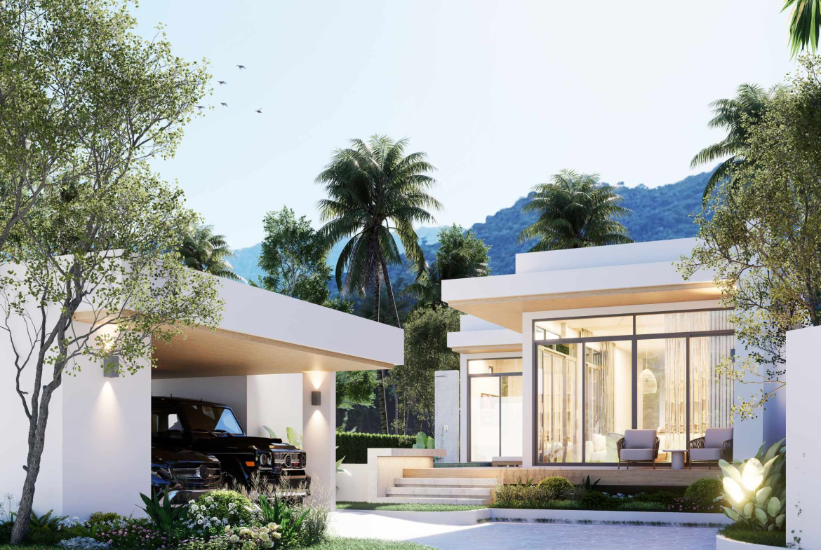 Modern 2-Bedroom Pool Villa for Sale in Plai Laem, Koh Samui