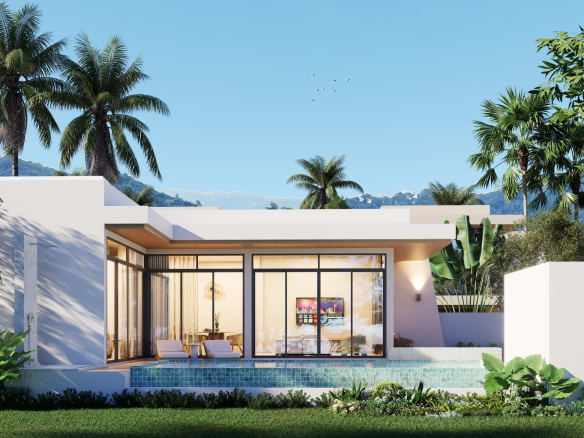 Modern 2-Bedroom Pool Villa for Sale in Plai Laem, Koh Samui