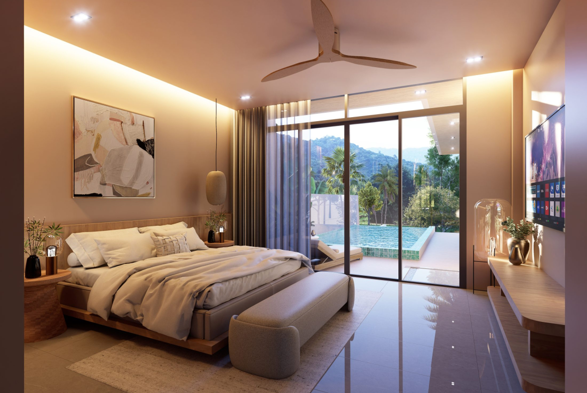 Modern 3-Bedroom Two-Storey Pool Villa for Sale in Plai Laem, Koh Samui