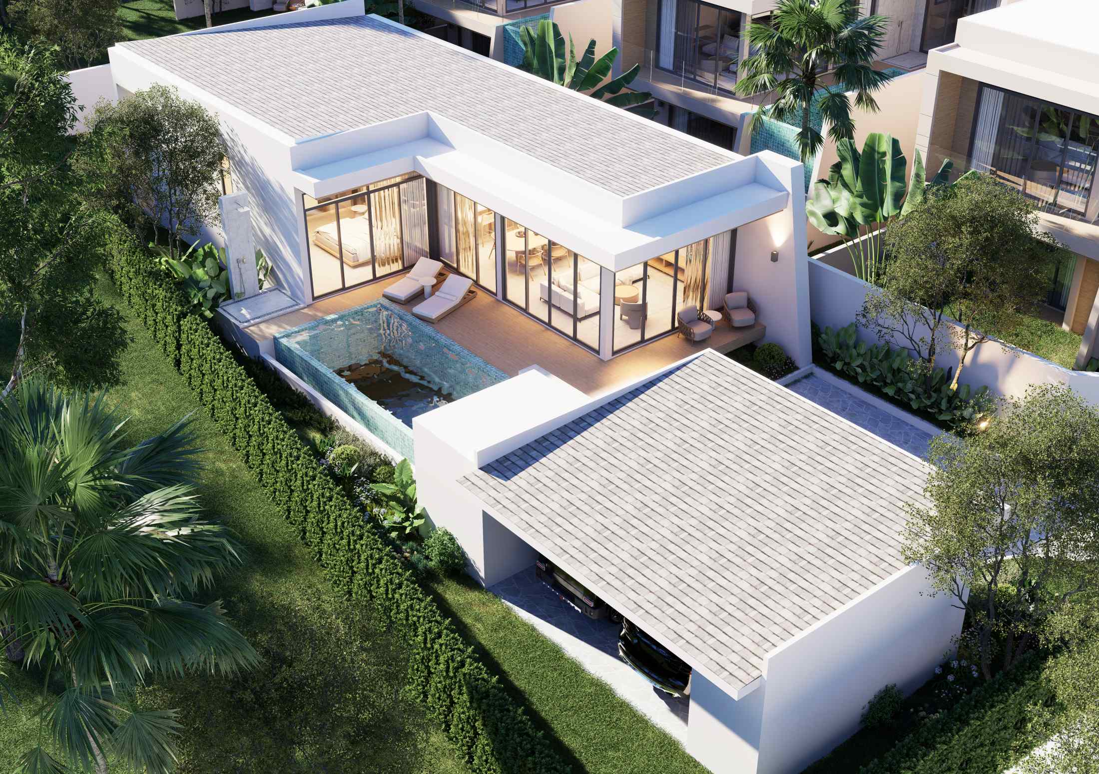 Modern 2-Bedroom Pool Villa for Sale in Plai Laem, Koh Samui