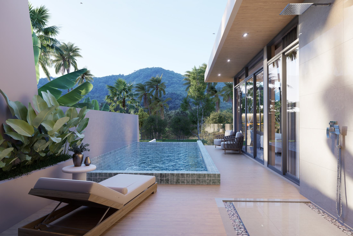 Modern 3-Bedroom Two-Storey Pool Villa for Sale in Plai Laem, Koh Samui
