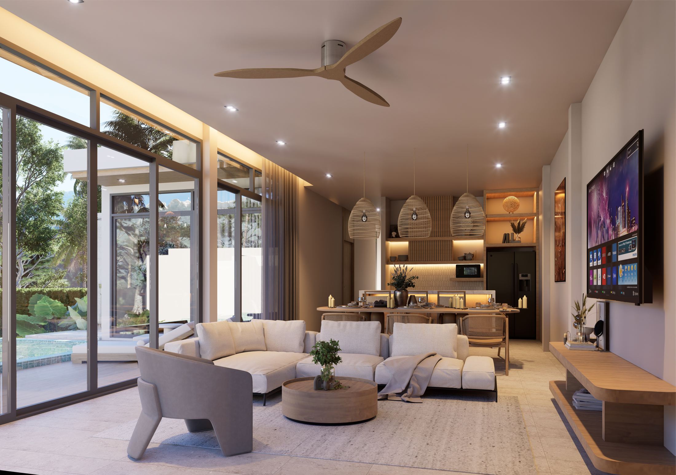Modern 2-Bedroom Pool Villa for Sale in Plai Laem, Koh Samui