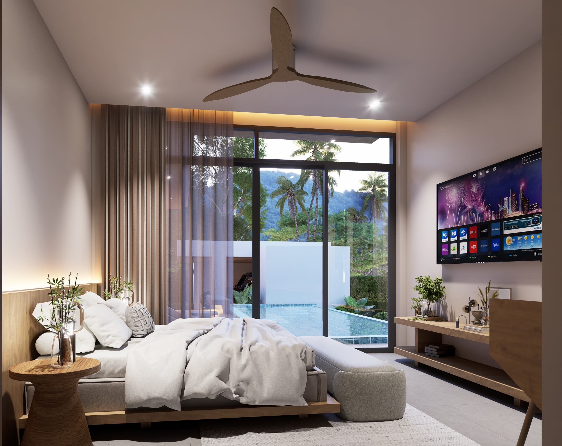 Modern 2-Bedroom Pool Villa for Sale in Plai Laem, Koh Samui