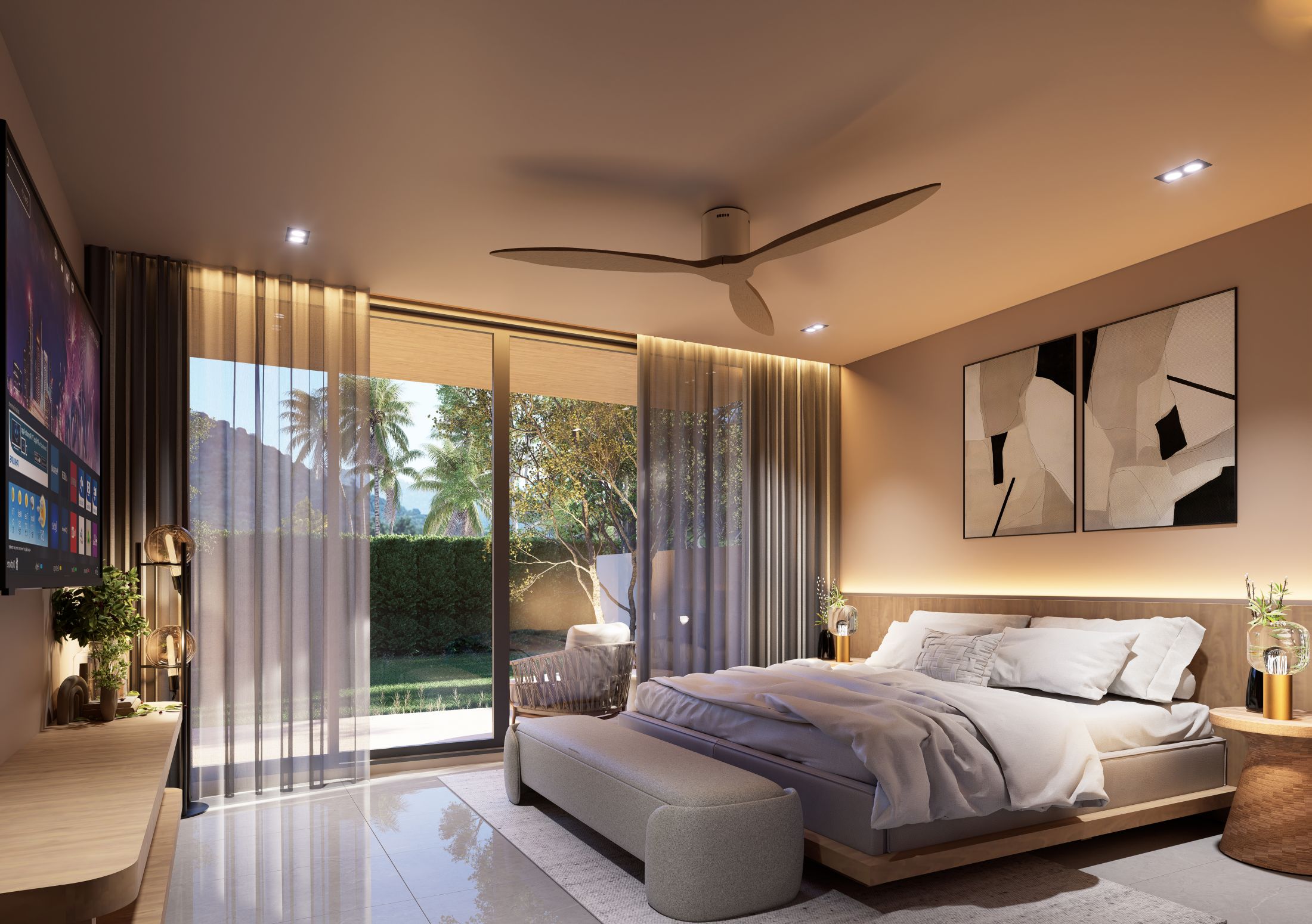 Modern 3-Bedroom Two-Storey Pool Villa for Sale in Plai Laem, Koh Samui