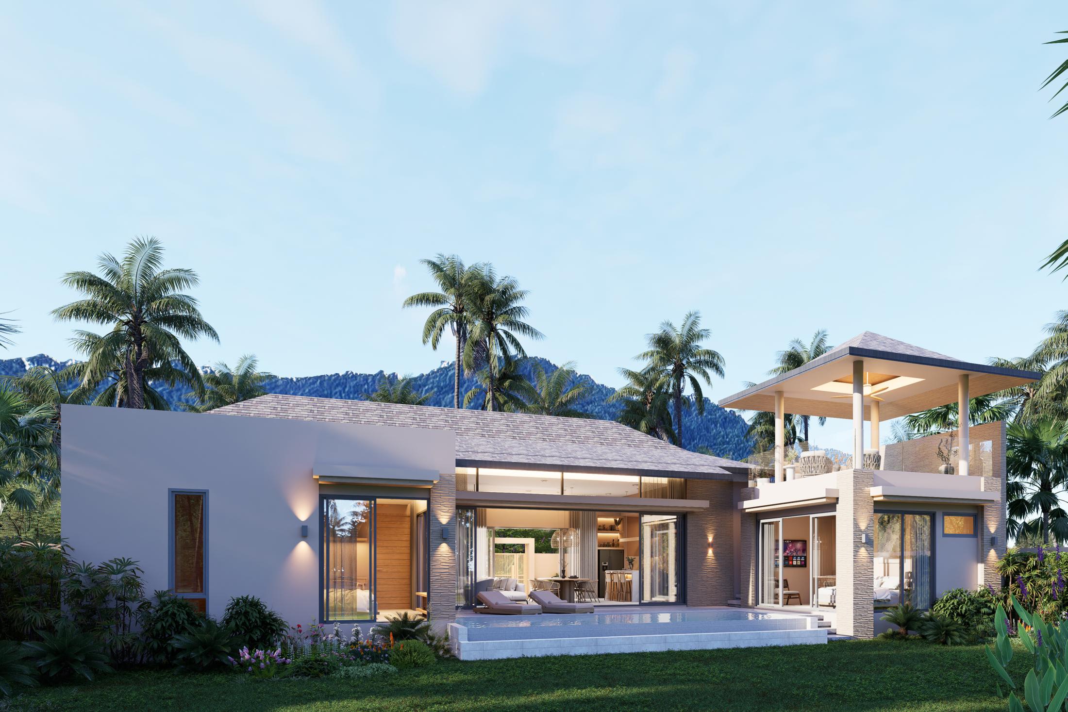 1 3-Bedroom Single-Storey Pool Villa for Sale in Plai Laem, Koh Samui