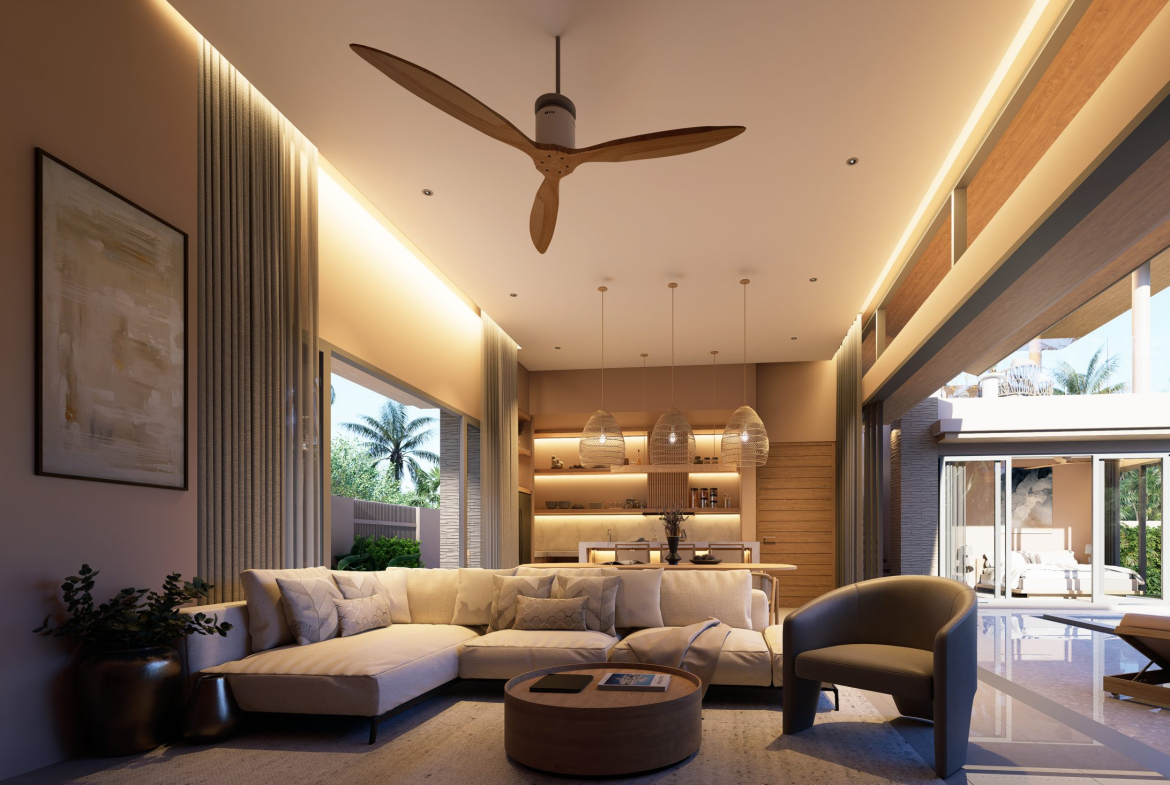 3-Bedroom Single-Storey Pool Villa for Sale in Plai Laem, Koh Samui