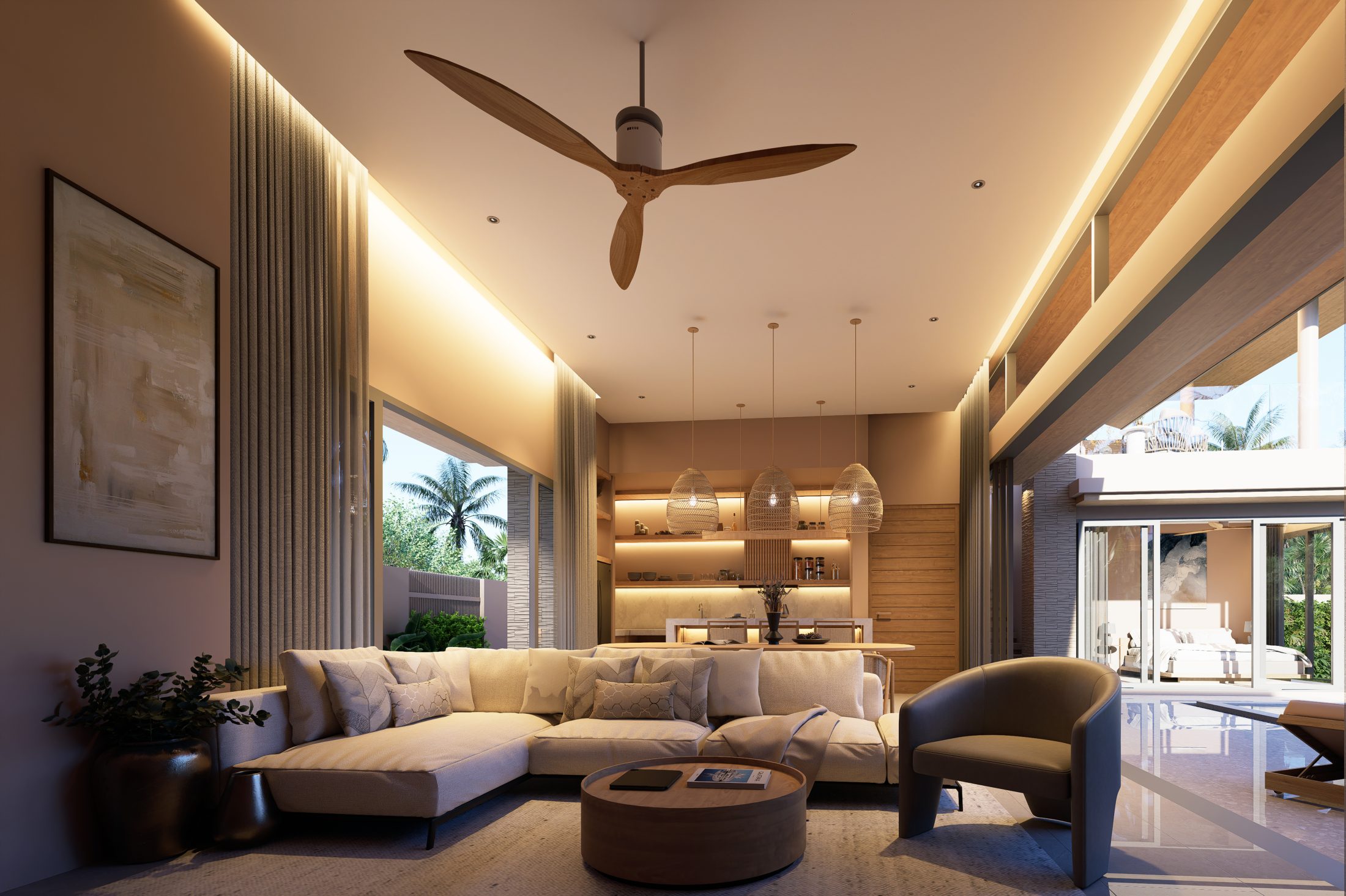 10 3-Bedroom Single-Storey Pool Villa for Sale in Plai Laem, Koh Samui