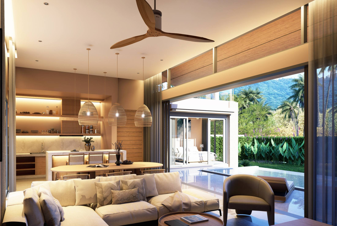 3-Bedroom Single-Storey Pool Villa for Sale in Plai Laem, Koh Samui