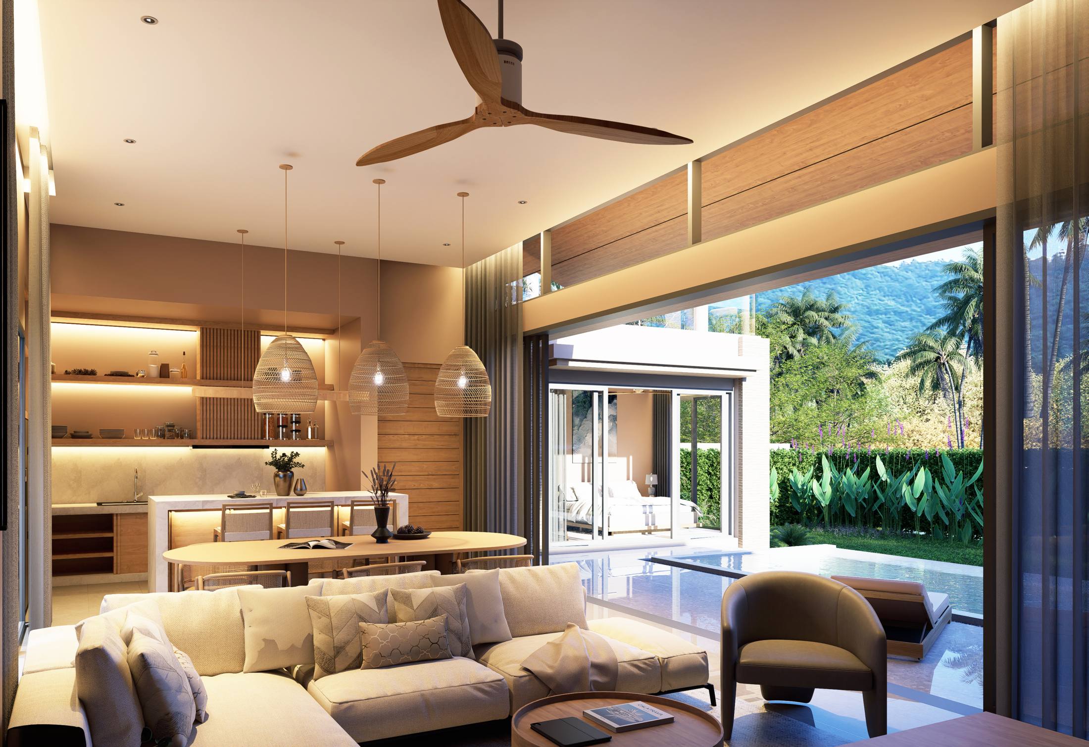 11 3-Bedroom Single-Storey Pool Villa for Sale in Plai Laem, Koh Samui