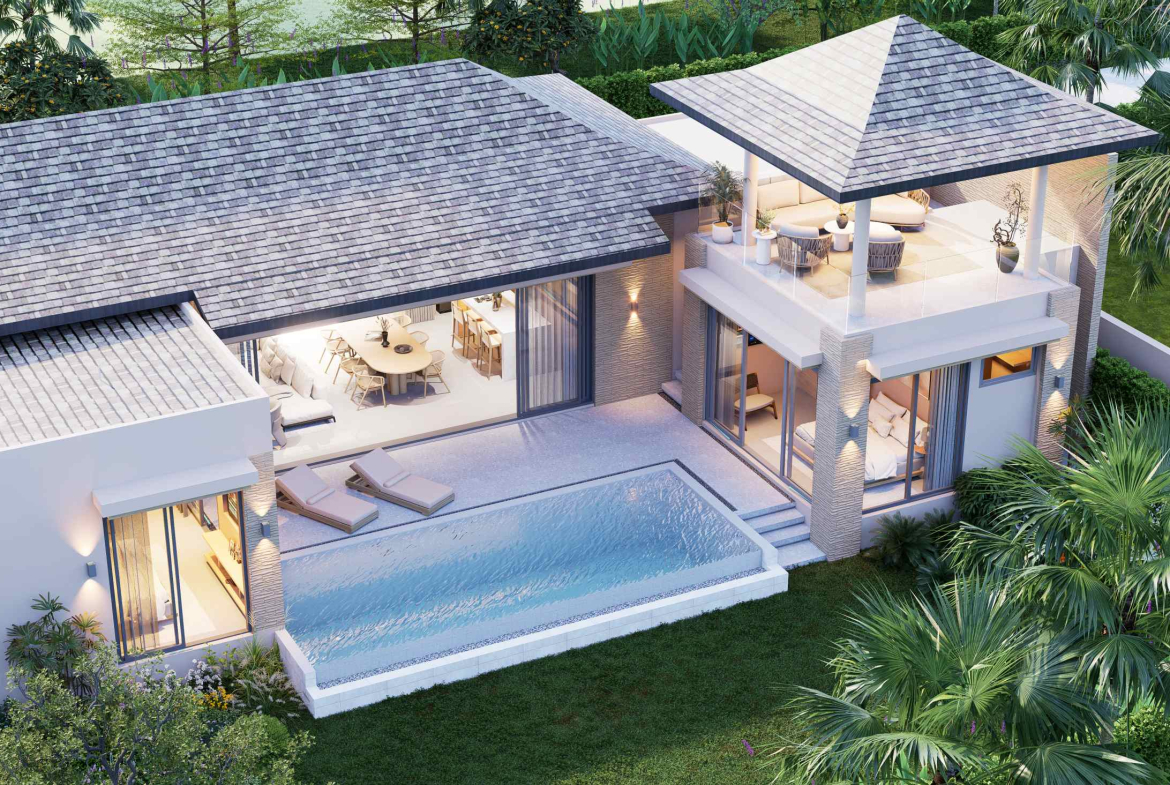 3-Bedroom Single-Storey Pool Villa for Sale in Plai Laem, Koh Samui