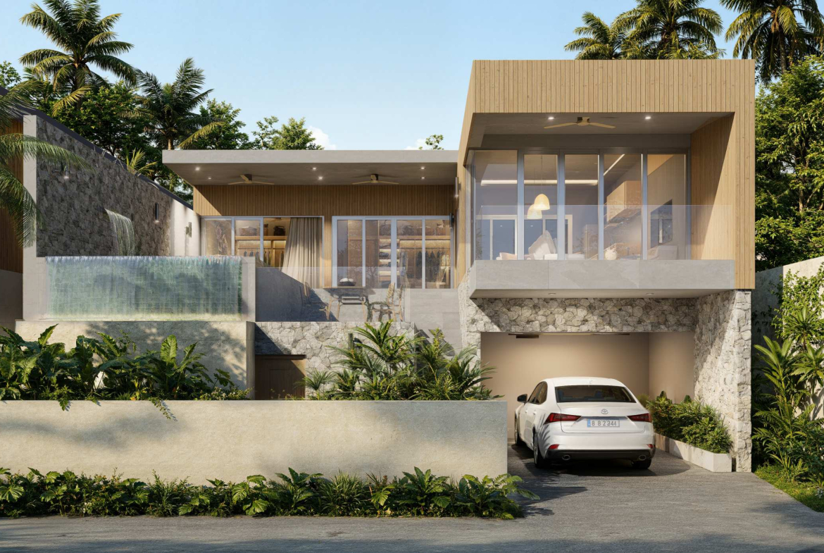 Modern 3-Bedroom Private Pool Villa for Sale in Lamai, Koh Samui