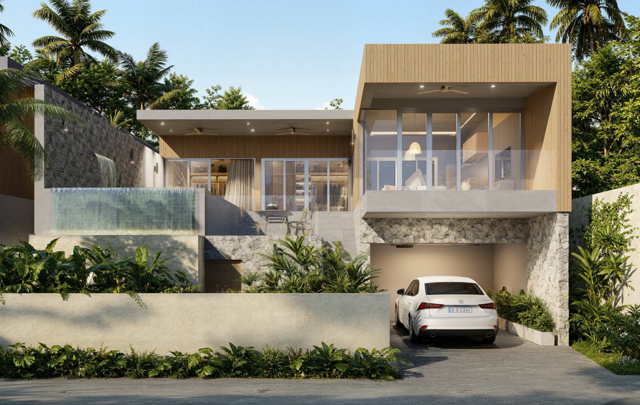 301 26.5.69 Modern 3-Bedroom Private Pool Villa for Sale in Lamai, Koh Samui