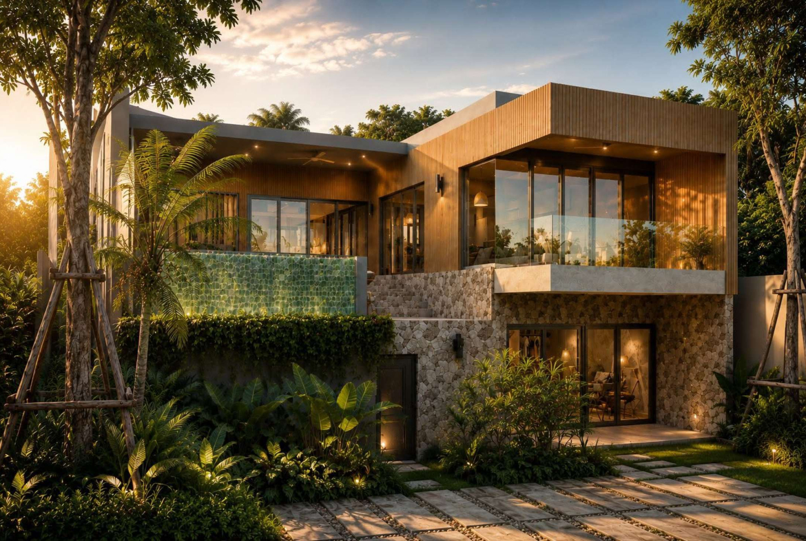 Modern 3-Bedroom Private Pool Villa for Sale in Lamai, Koh Samui