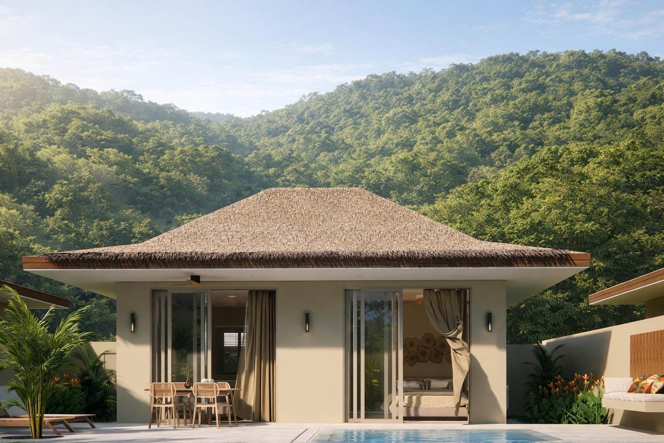 1-Bedroom Tropical Pool Villas for Sale in Lamai, Koh Samui