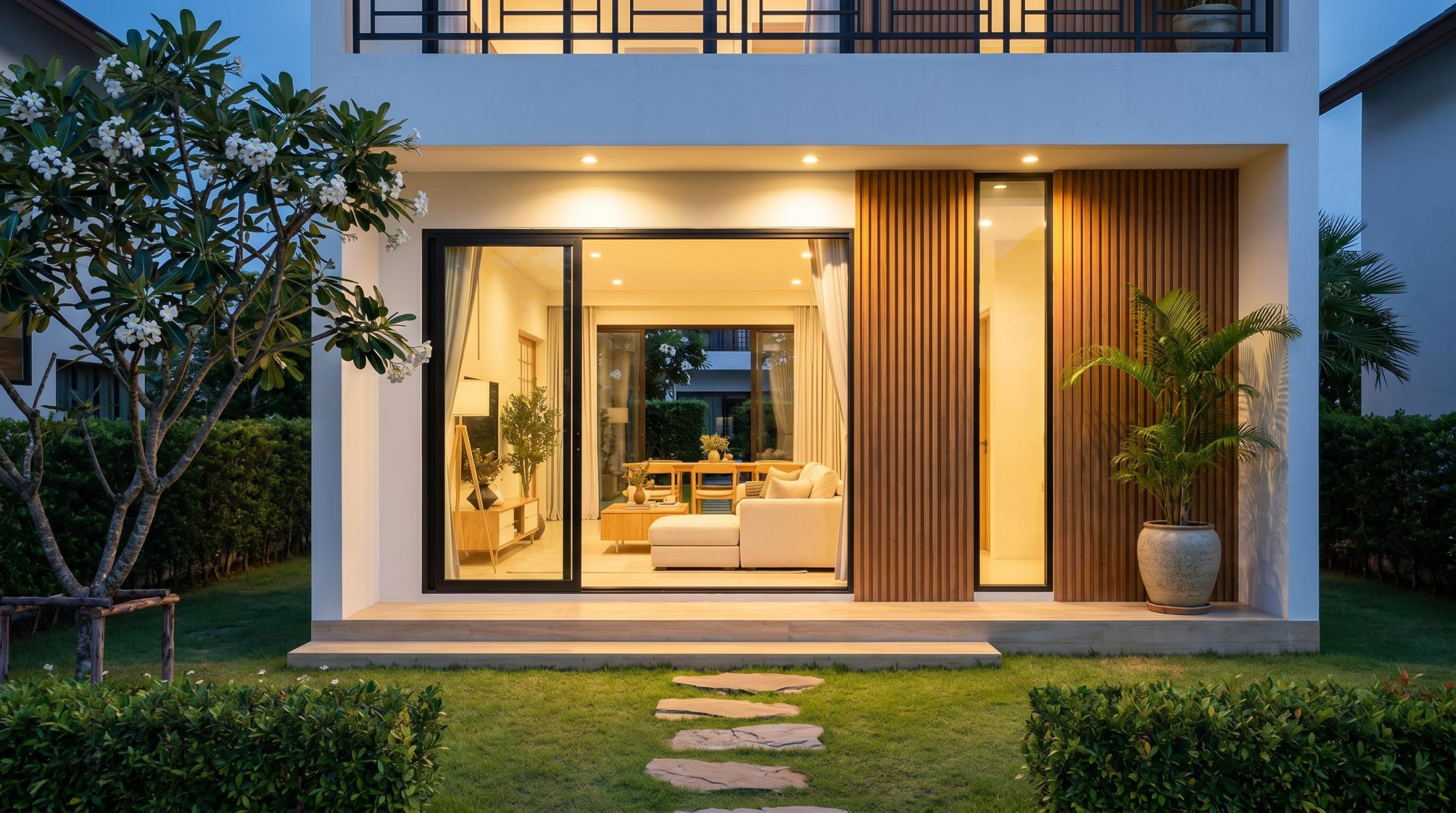 Exterior Garden 3-Bedroom House for Sale in Plai Laem, Koh Samui | THB 7.9M